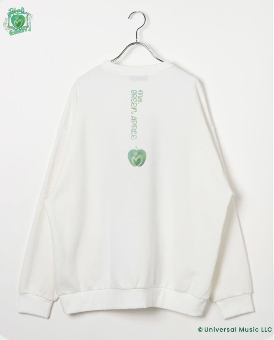 Mrs. GREEN APPLE✨ミセス✨and ST✨スウェット✨ホワイト✨M