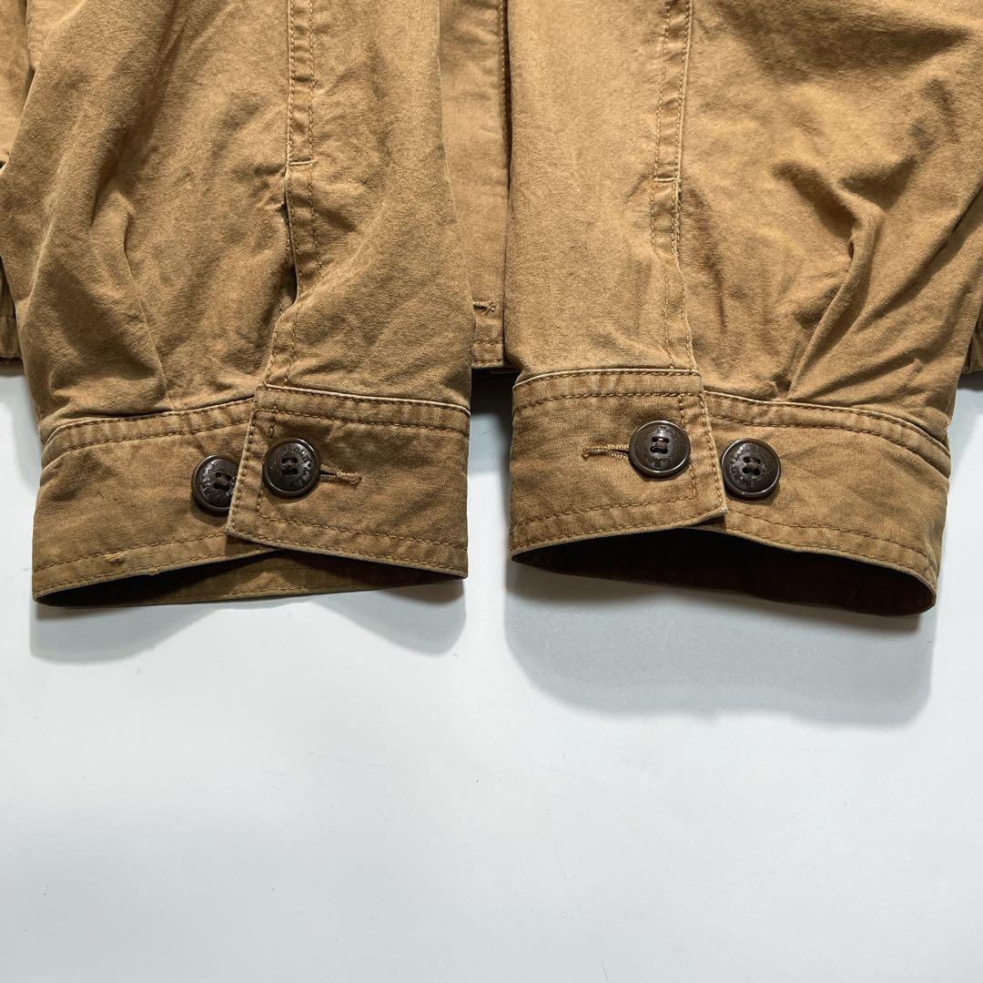 00s エルエルビーン コットンブルゾン L 茶 ブラウン 短丈 7909