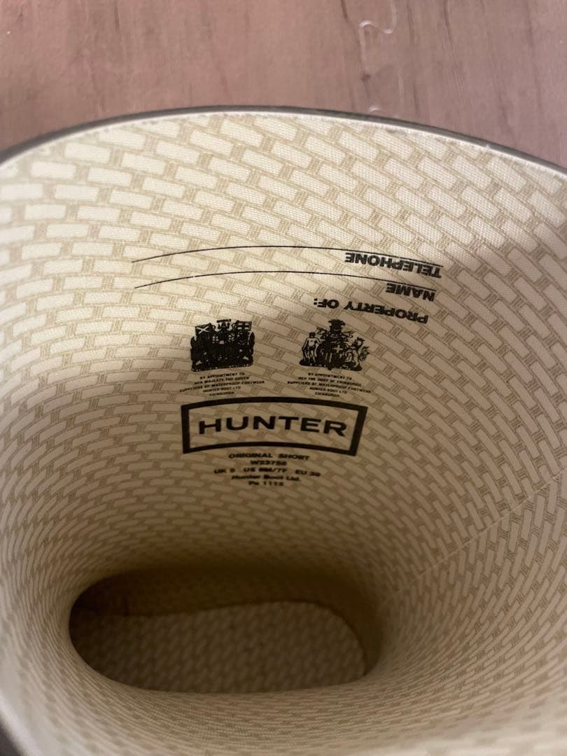 HUNTER 長靴 バックル付き