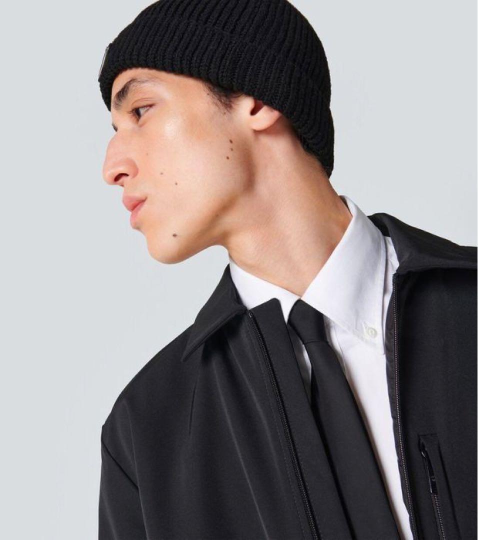 PRADA 黒 ニット帽 XL