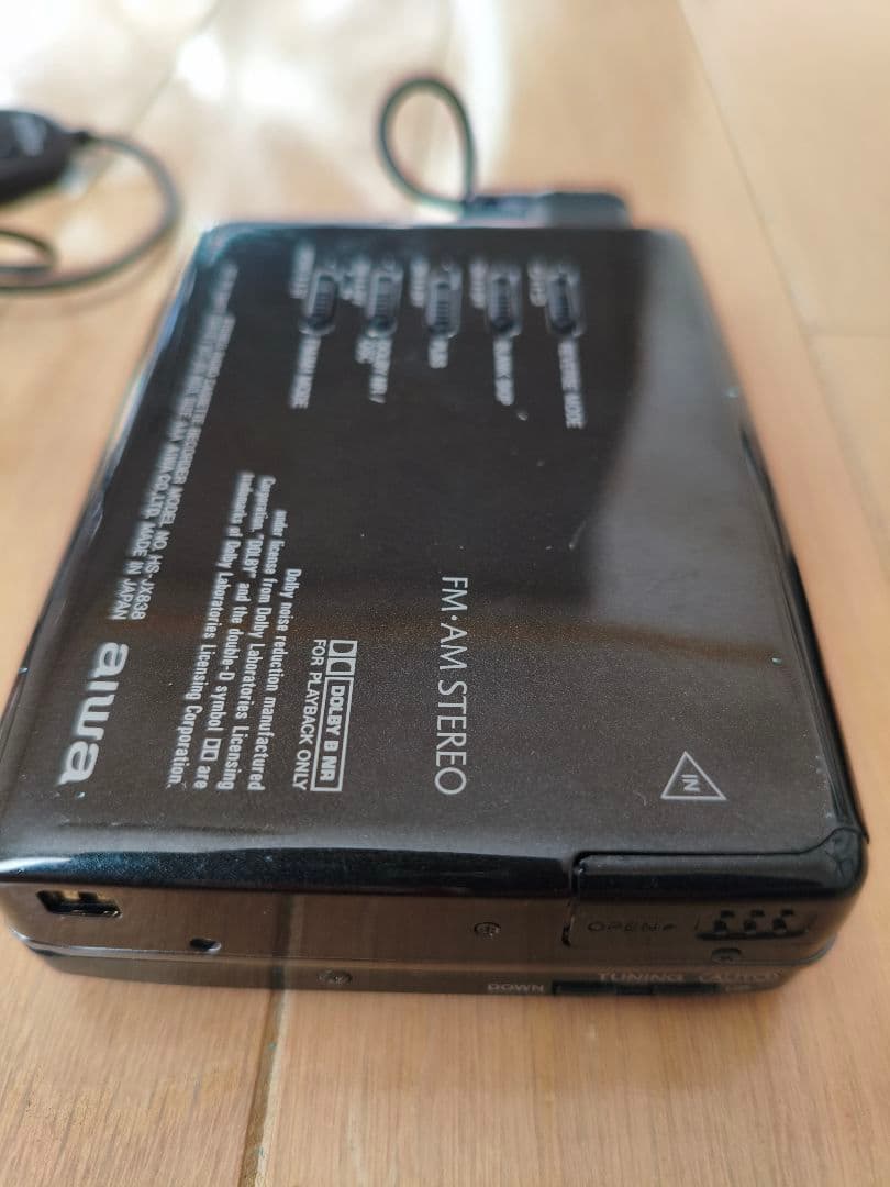 ステレオラジオカセットレコーダー aiwa HS-JX838