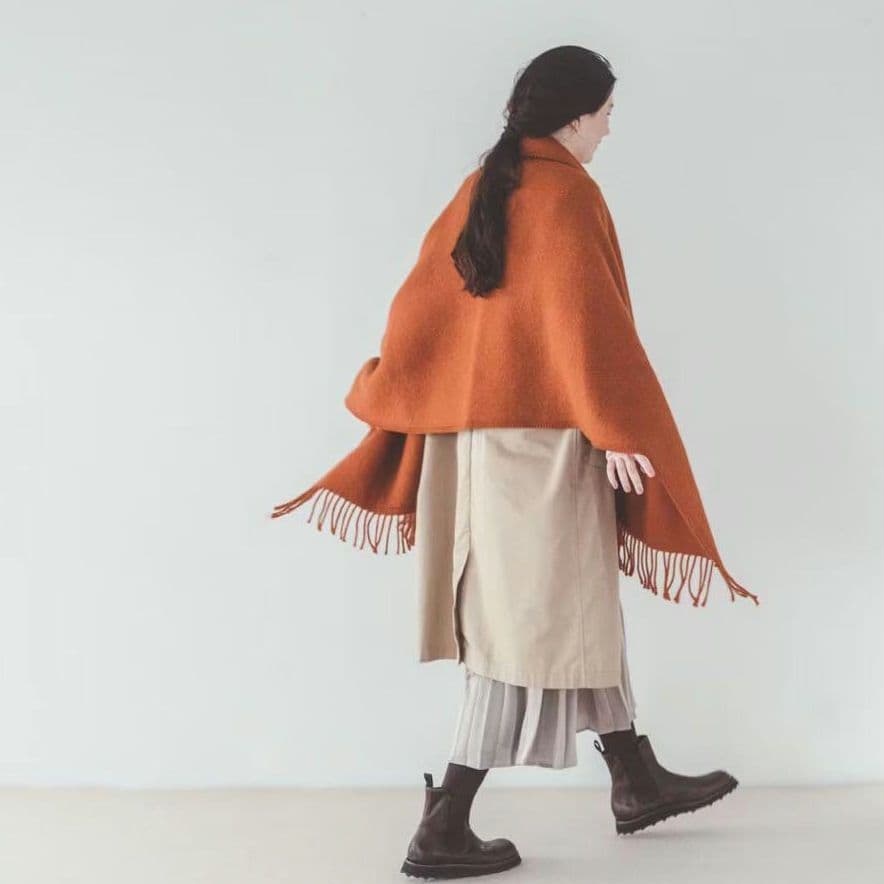 美品◆ LAPUAN KANKURIT ラプアンカンクリ ポケット ショール
