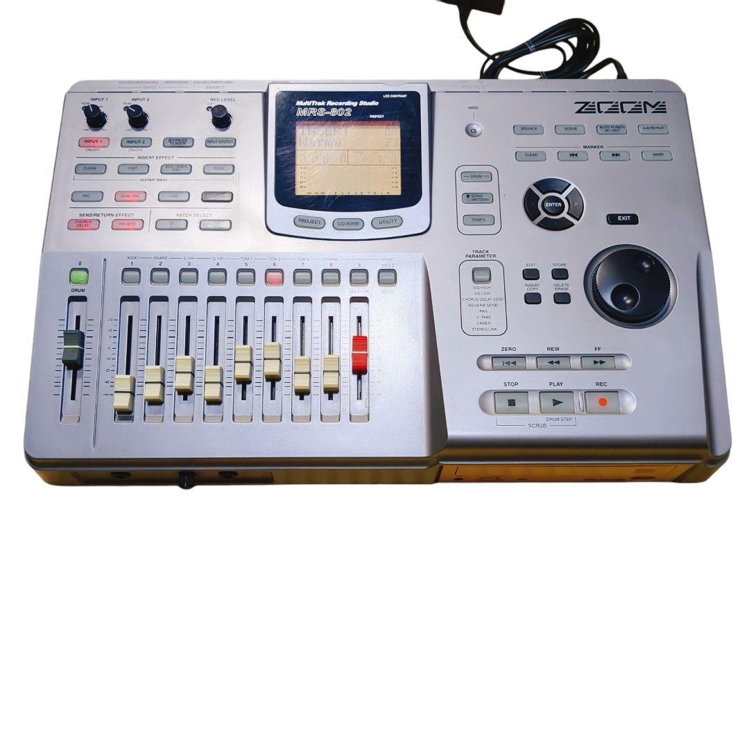動作品 ZOOM MRS-802 マルチトラックレコーダー