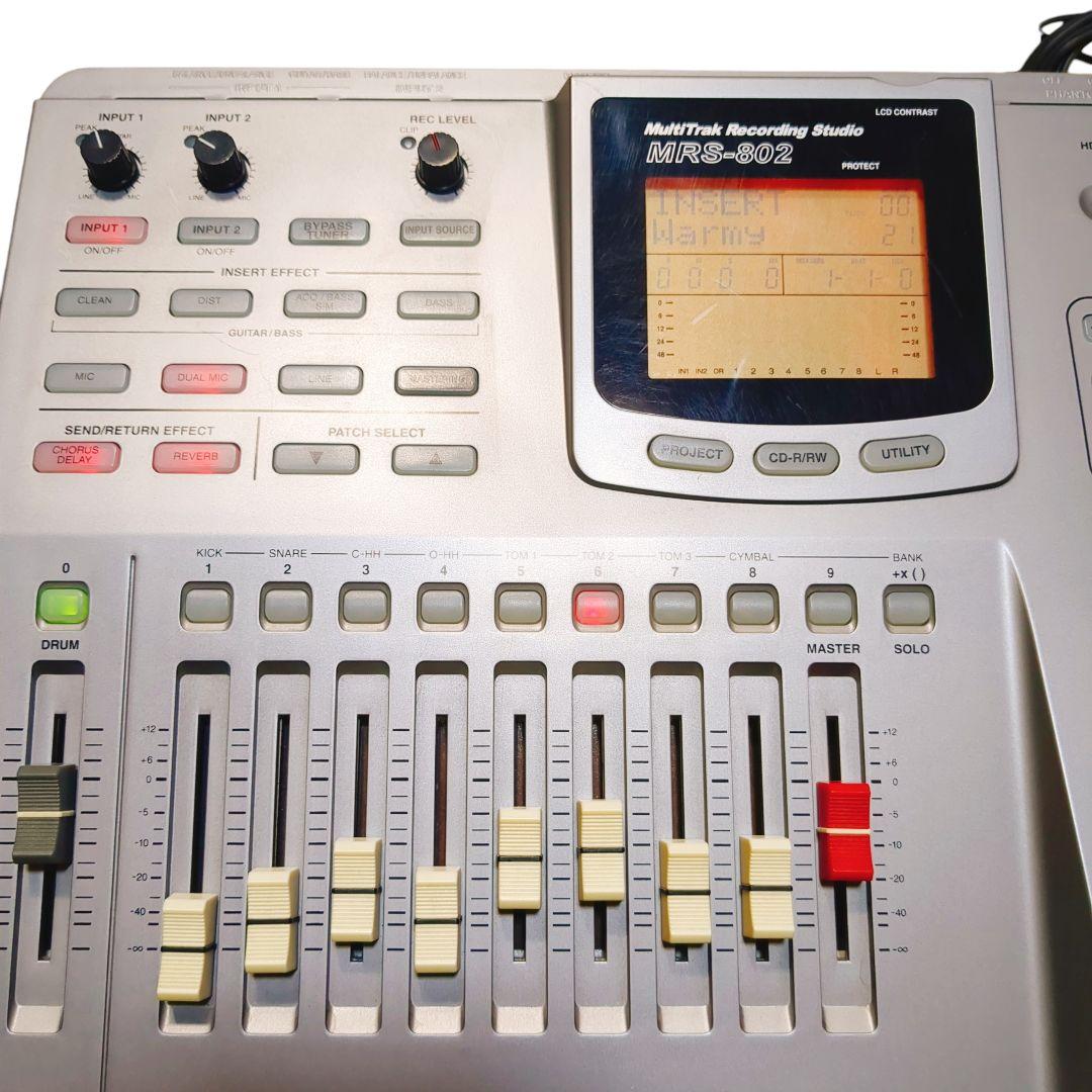 動作品 ZOOM MRS-802 マルチトラックレコーダー