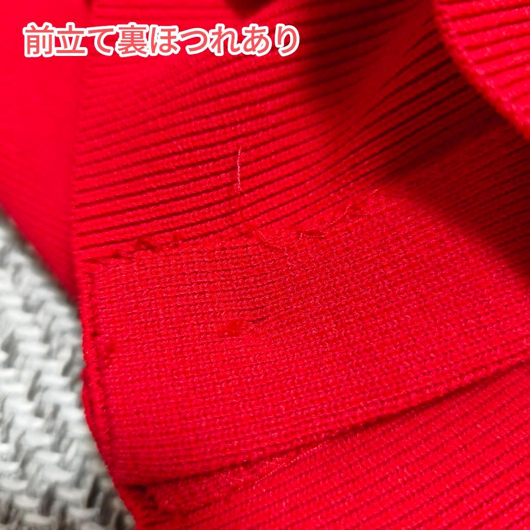 新品訳あり・25SS　Arpege story　襟付きジャケットカーデ　レッド