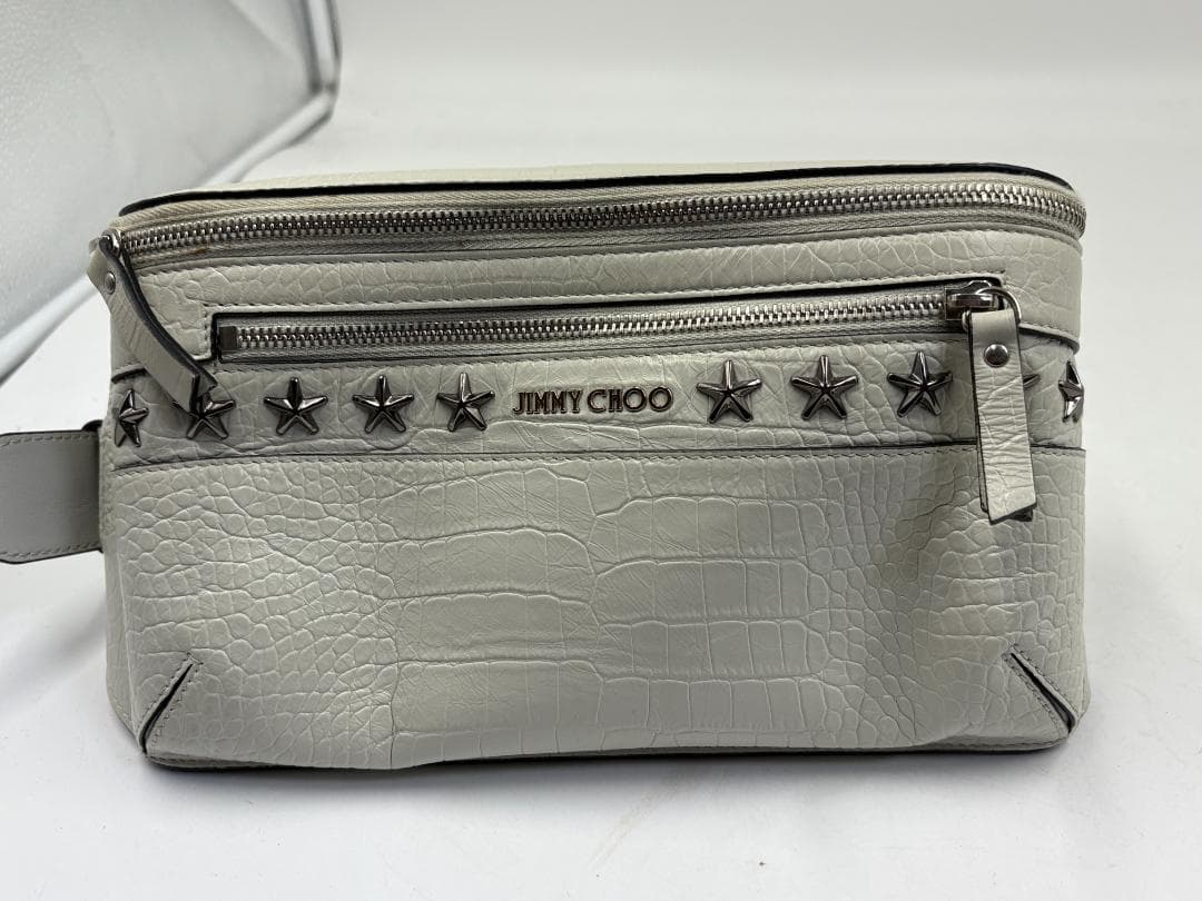 JIMMY CHOO ジミーチュウ スタースタッズ ボディバッグ ウエストポーチ
