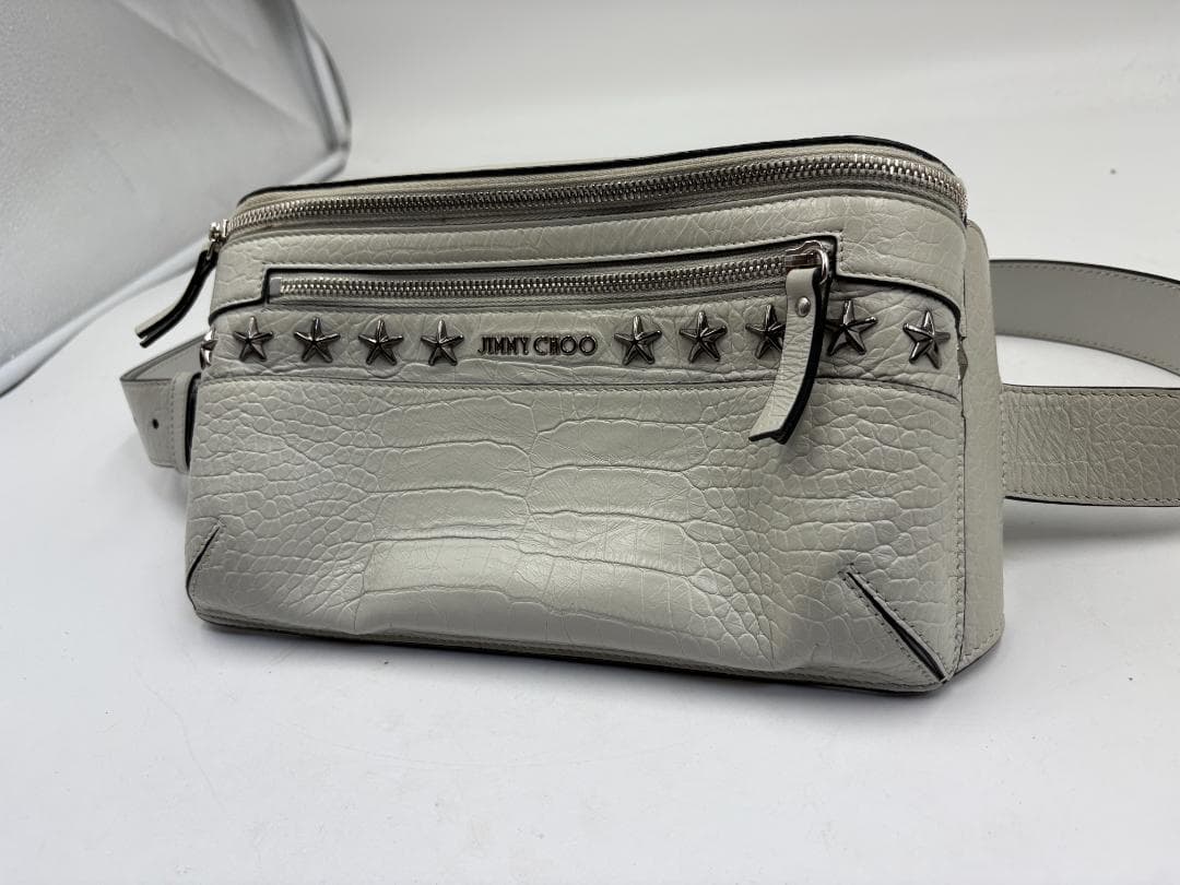 JIMMY CHOO ジミーチュウ スタースタッズ ボディバッグ ウエストポーチ
