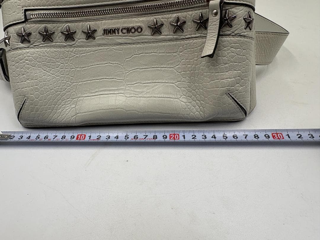 JIMMY CHOO ジミーチュウ スタースタッズ ボディバッグ ウエストポーチ