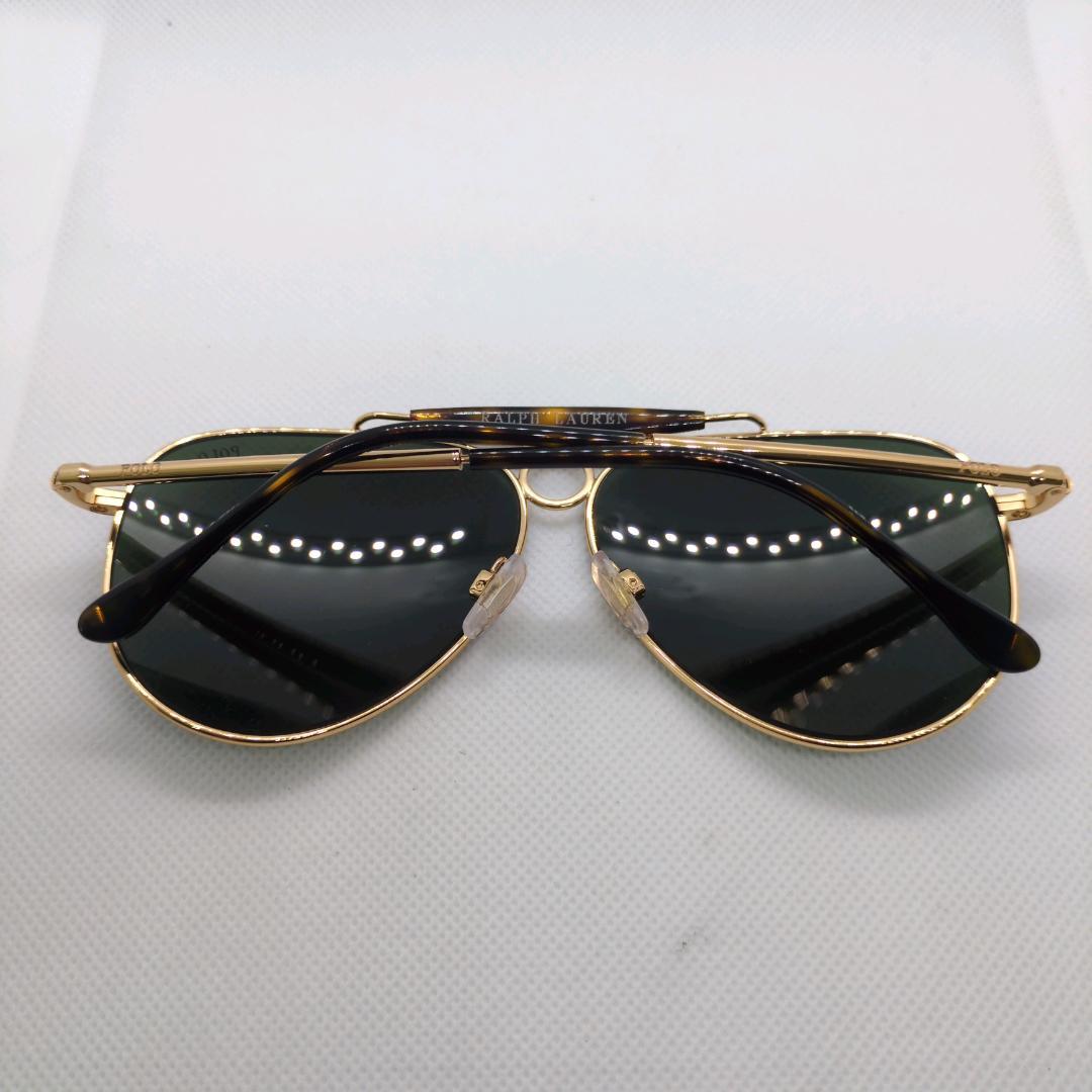 美品 Ralph Lauren ゴールドフレーム サングラス「PH3149」