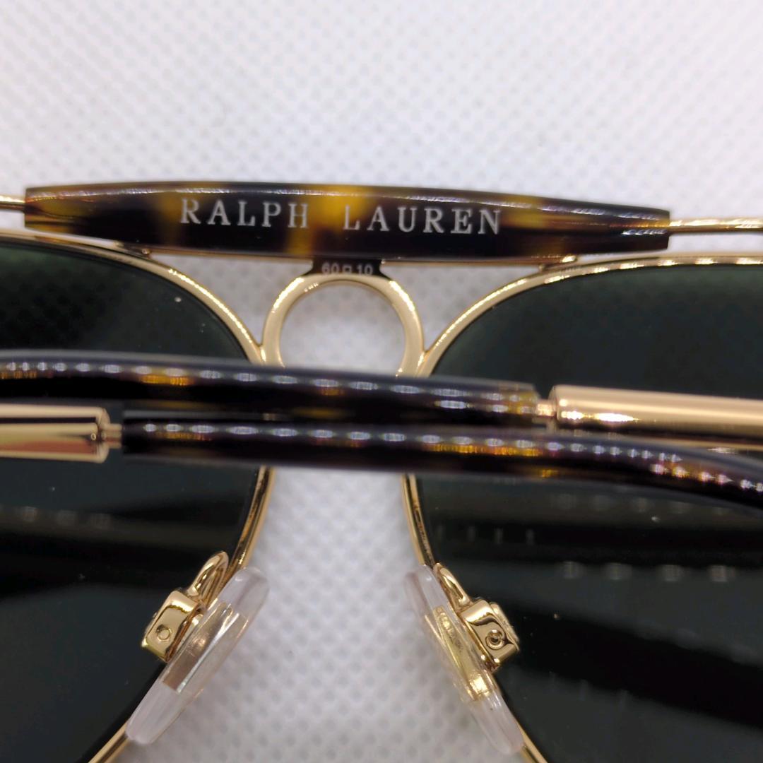 美品 Ralph Lauren ゴールドフレーム サングラス「PH3149」