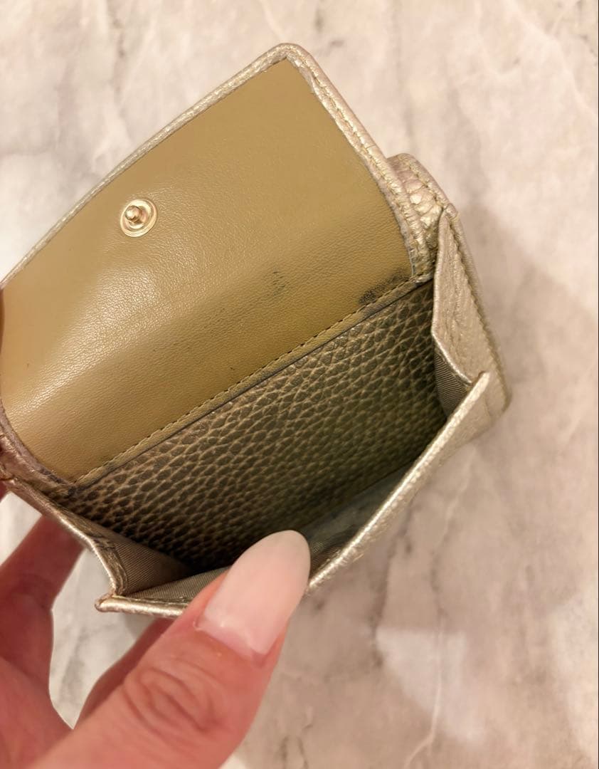 ジミーチュウ 星型スタッズ 三つ折り財布