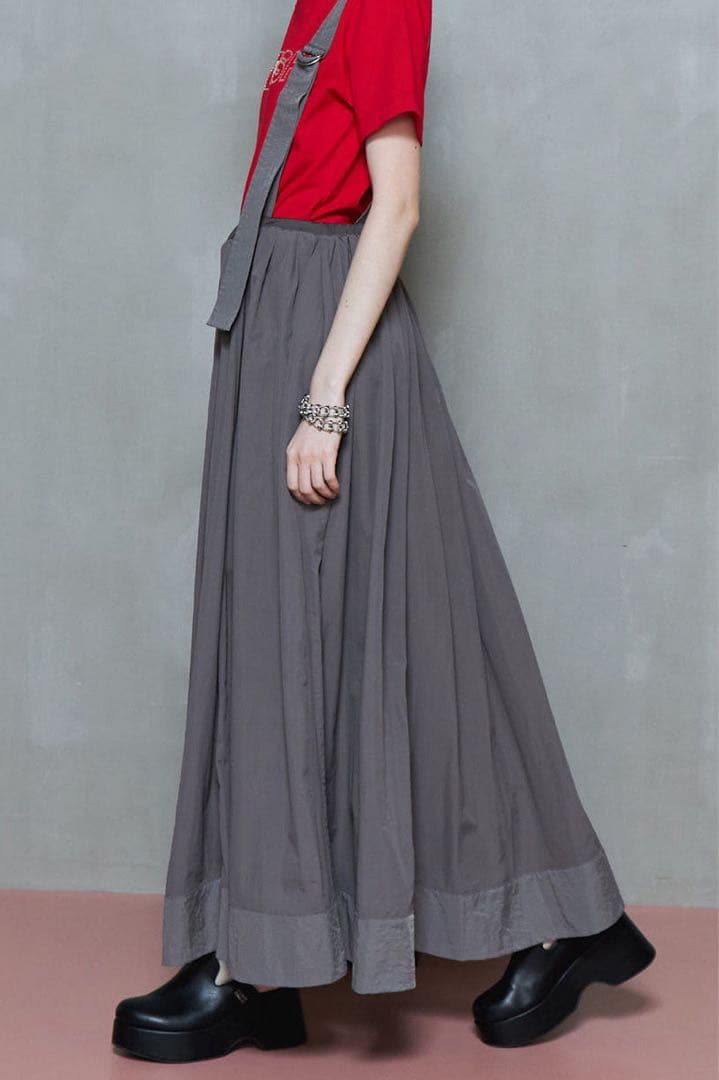【美品】 MAISON SPECIAL サスペンダーボリュームスカート