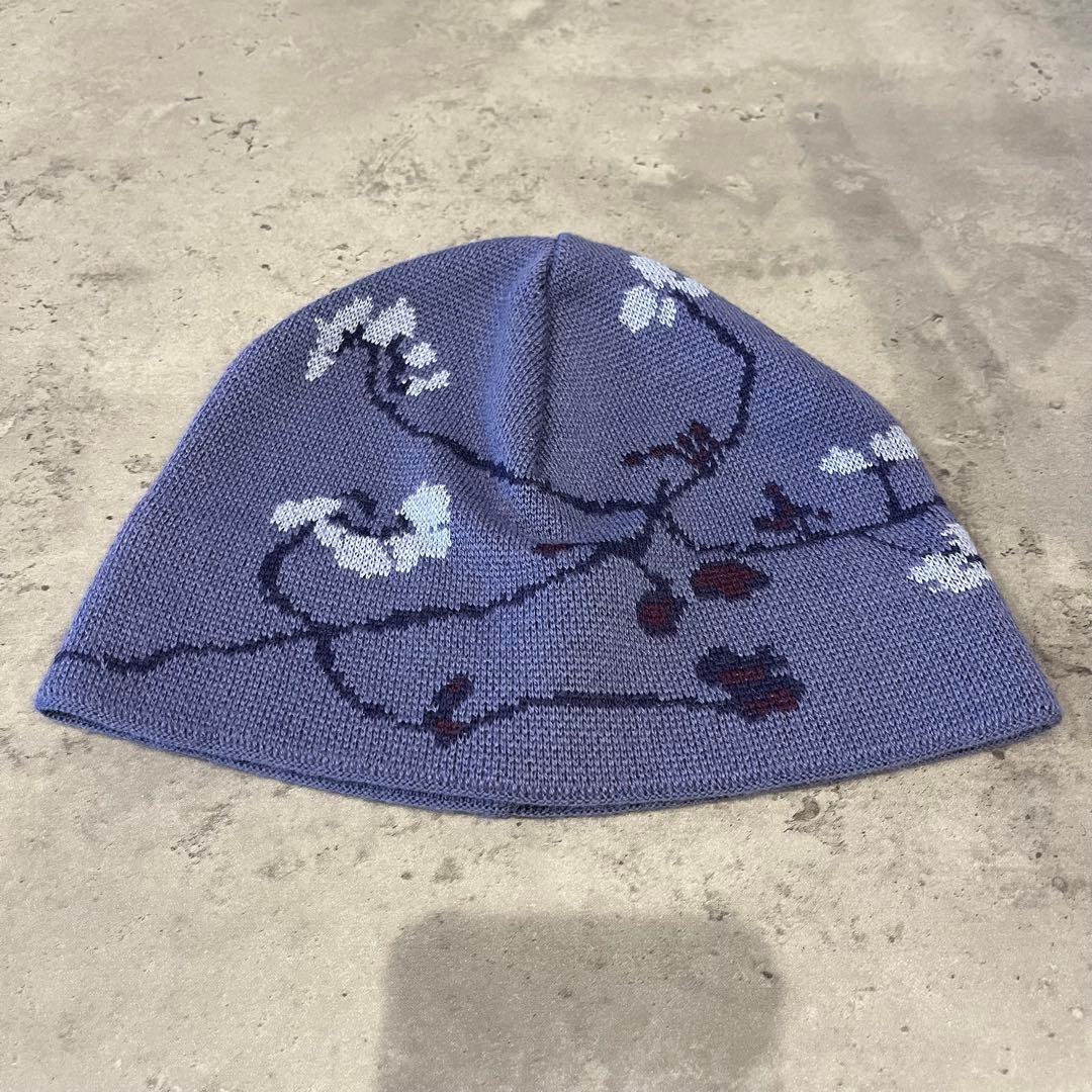 フランス製 patagonia ビーニー ニット帽 桜 00s