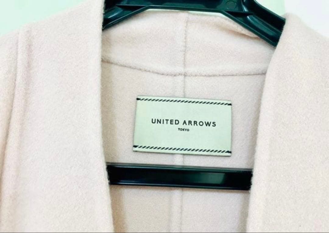 未使用　UNITED ARROWS ピンク ロングコート ユナイテッドアローズ