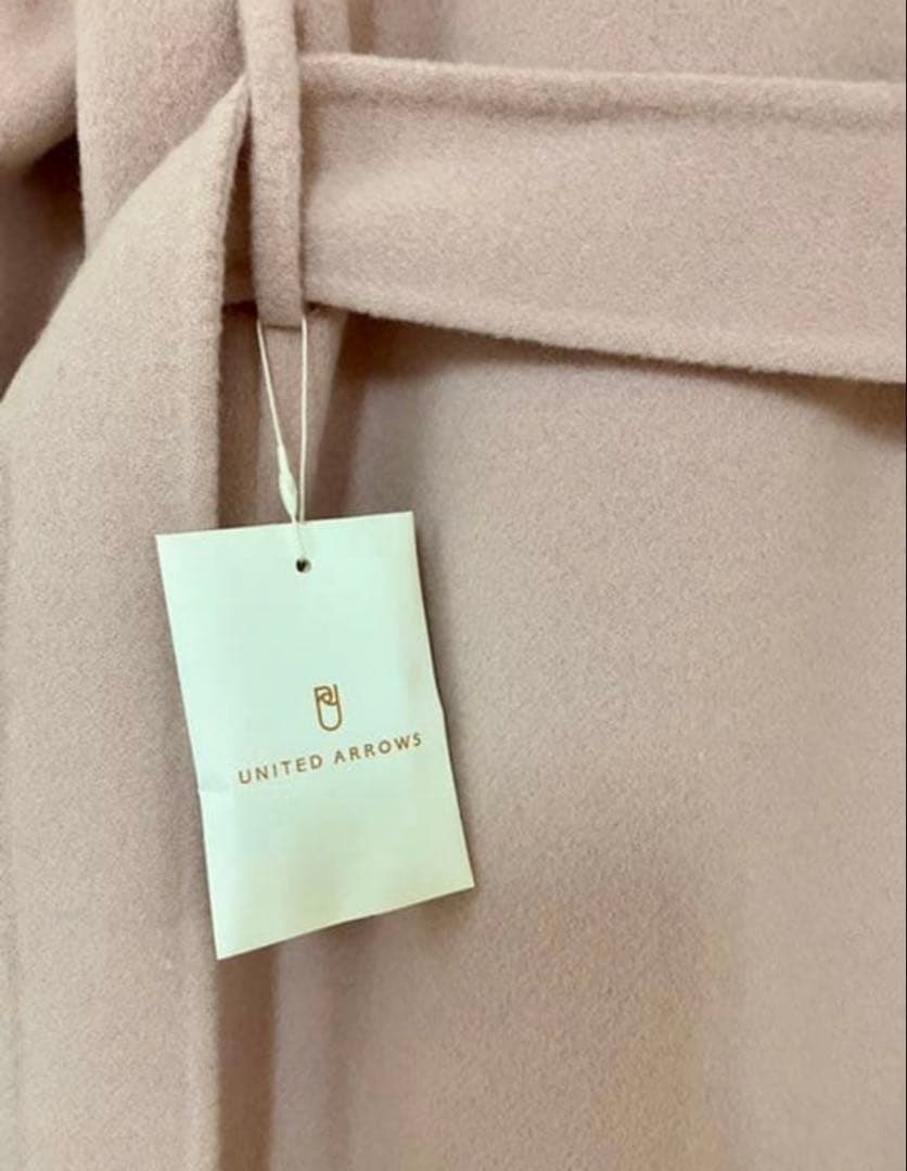 未使用　UNITED ARROWS ピンク ロングコート ユナイテッドアローズ