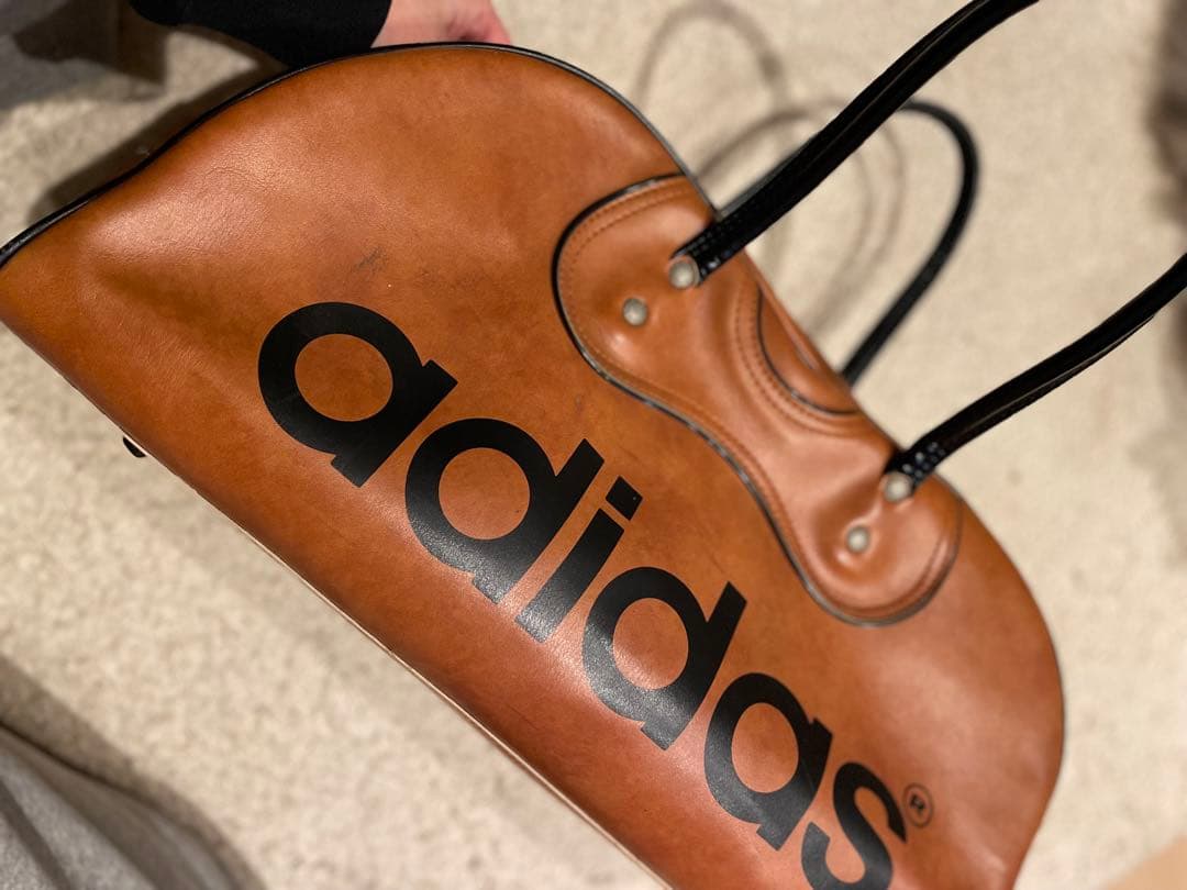アディダス　adidas ボストンバック　ビンテージ 70s 合成皮革 日本製