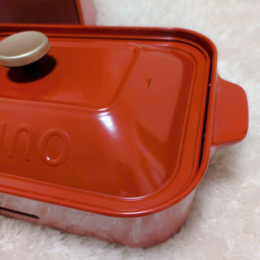 ✨新品✨BRUNO ブルーノコンパクトホットプレート レッド たこ焼き