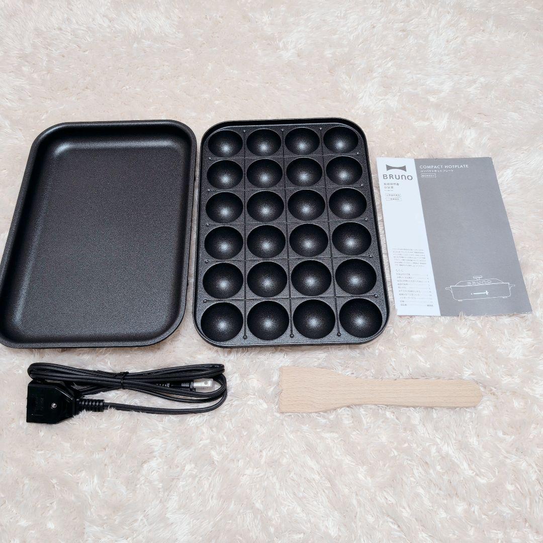 ✨新品✨BRUNO ブルーノコンパクトホットプレート レッド たこ焼き