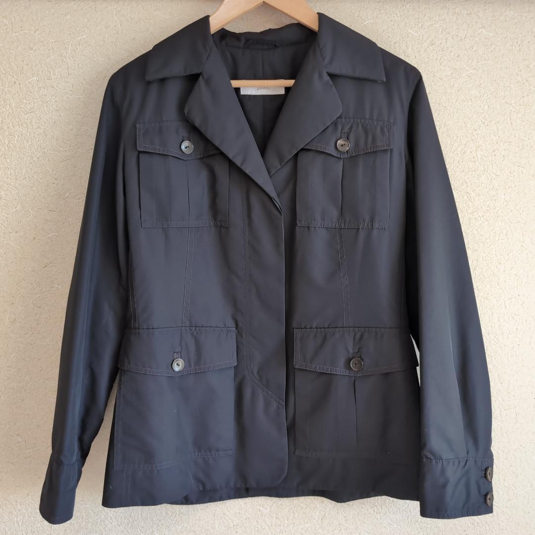 美品 HERNO ヘルノ 軽量ナイロンコート 44(L相当) 黒 n45