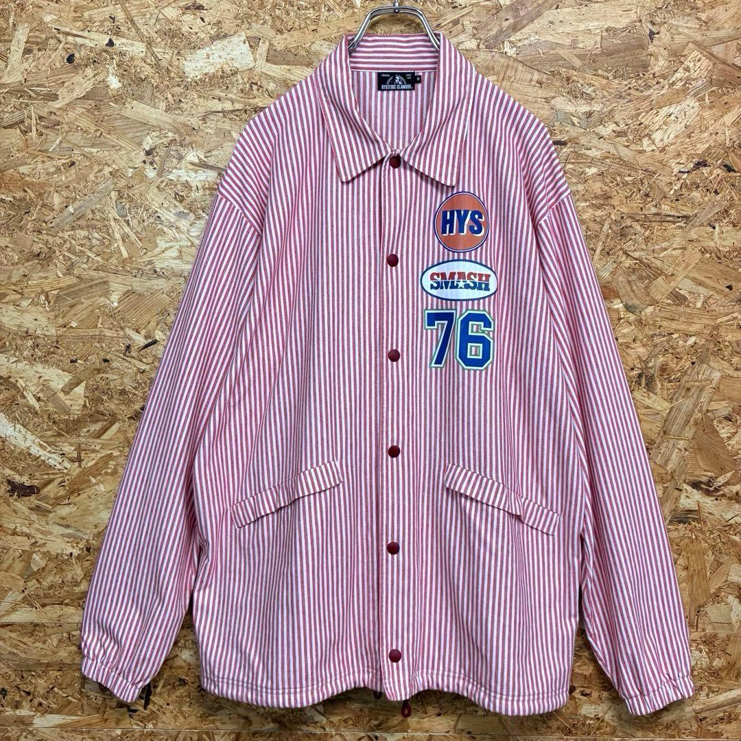 ★HYSTERIC GLAMOUR★コーチジャケット★ストライプ★M★送料無料★