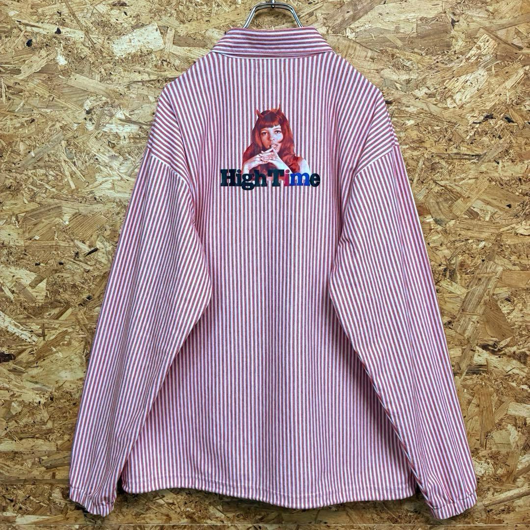 ★HYSTERIC GLAMOUR★コーチジャケット★ストライプ★M★送料無料★
