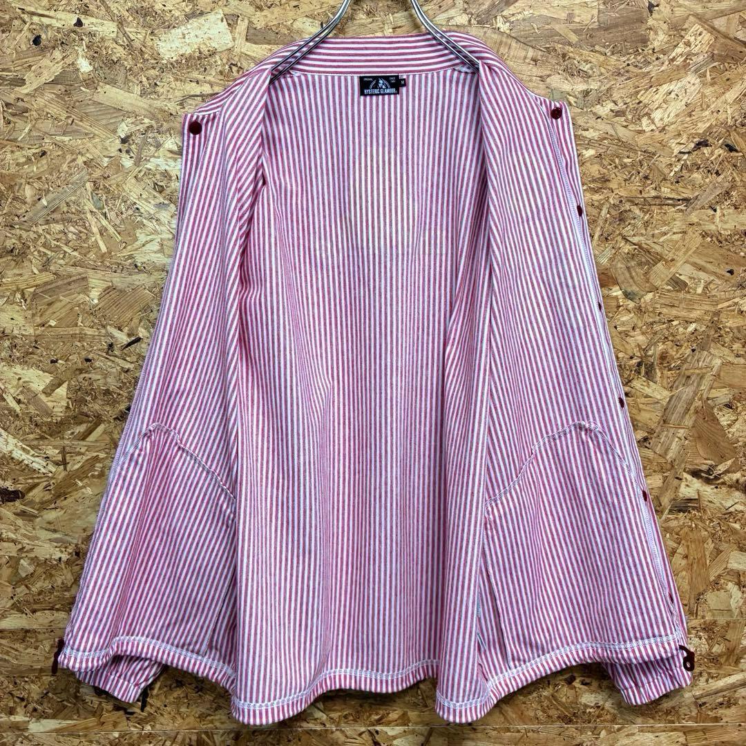 ★HYSTERIC GLAMOUR★コーチジャケット★ストライプ★M★送料無料★