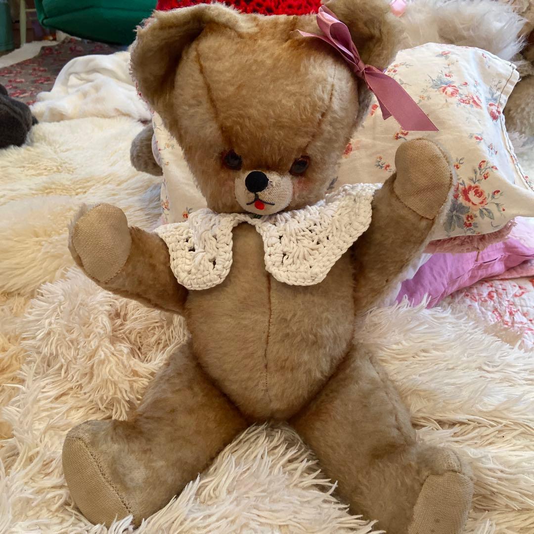 マーちゃんです♡ フランスアンティークベア　ビンテージベア　テディベア
