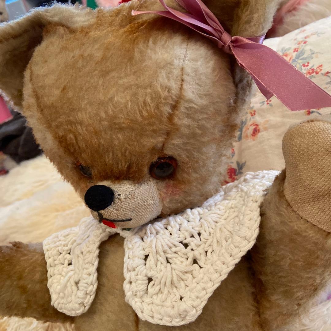 マーちゃんです♡ フランスアンティークベア　ビンテージベア　テディベア