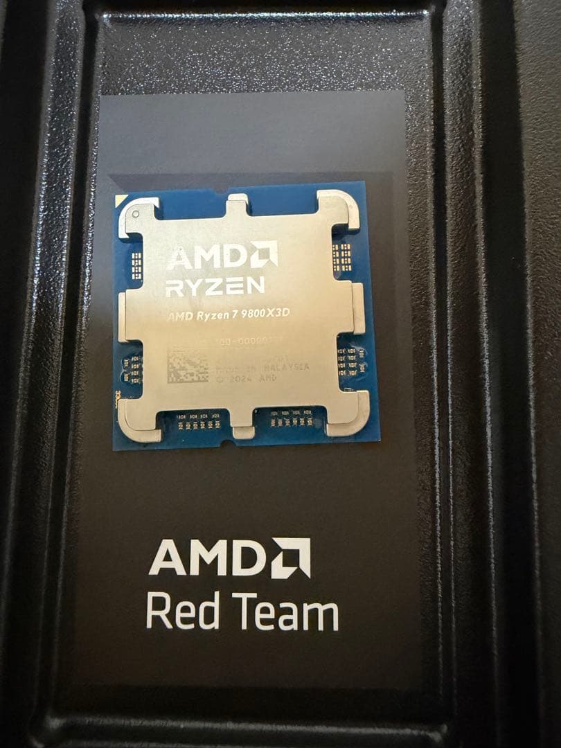 宋*华様 AMD Ryzen 7 9800X3D CPU　美品　オマケ箱