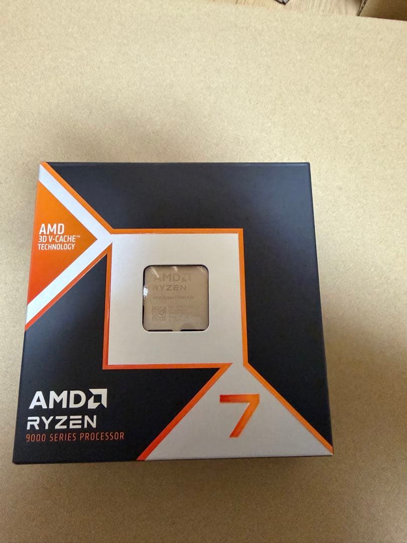 宋*华様 AMD Ryzen 7 9800X3D CPU　美品　オマケ箱