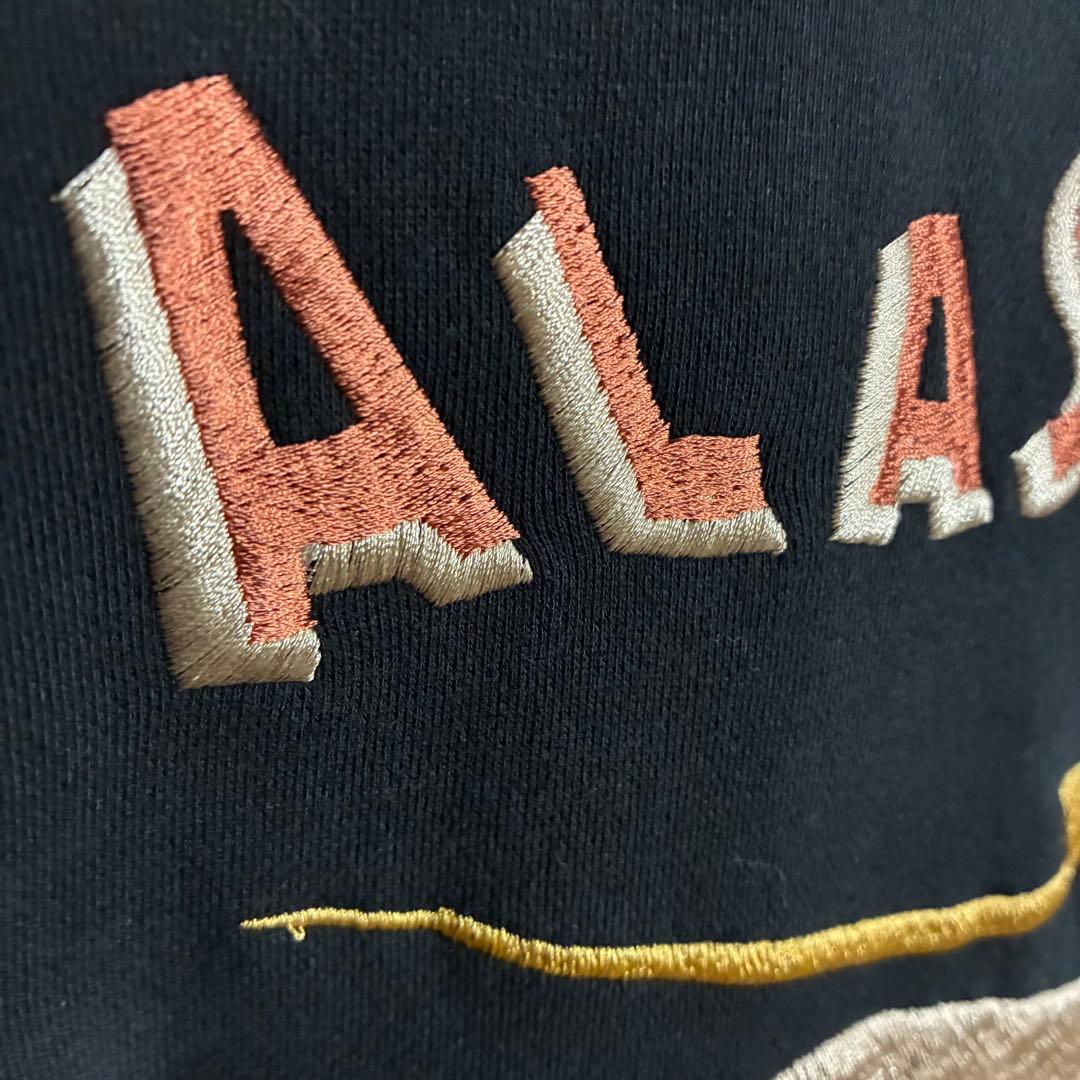 【入手困難】テーラー東洋　アラスカ刺繍　フルジップスウェット　XL