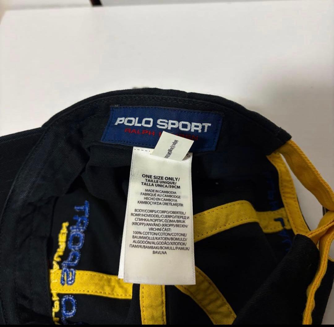 最終値下げ POLO SPORT RALPH LAUREN キャップ ブラック