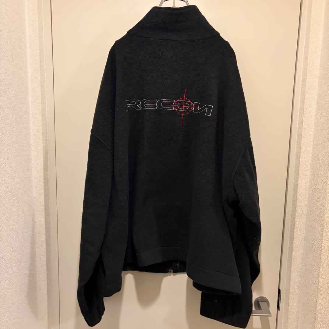 90s 00s usa製 RECON 有刺鉄線 フリース XLサイズ