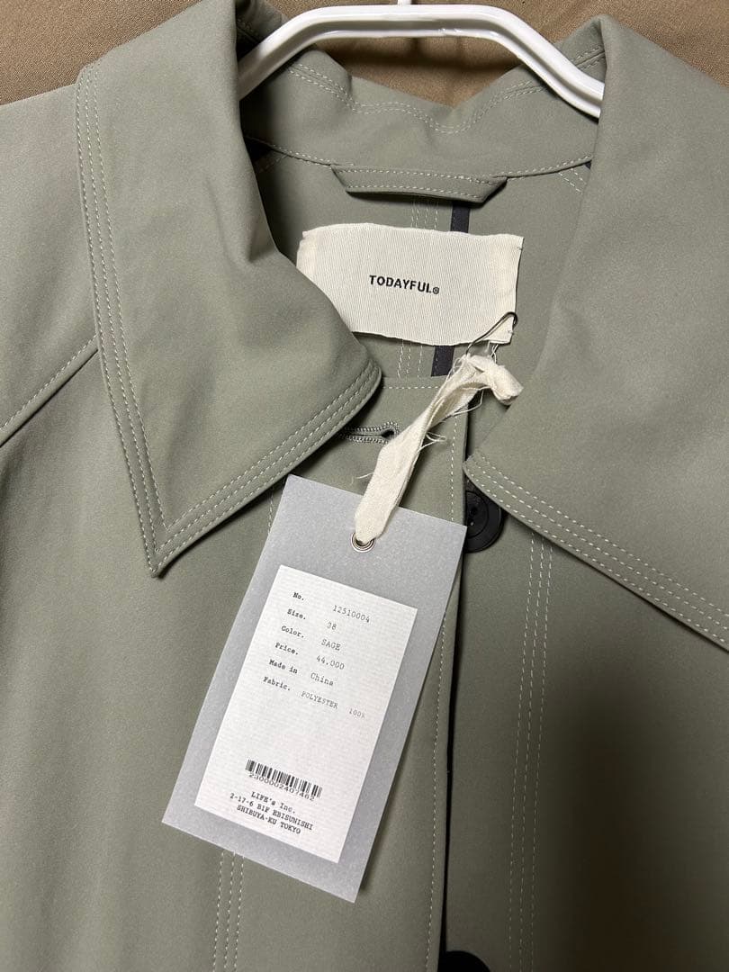 【新品】todayful Soutiencollar Spring Coat