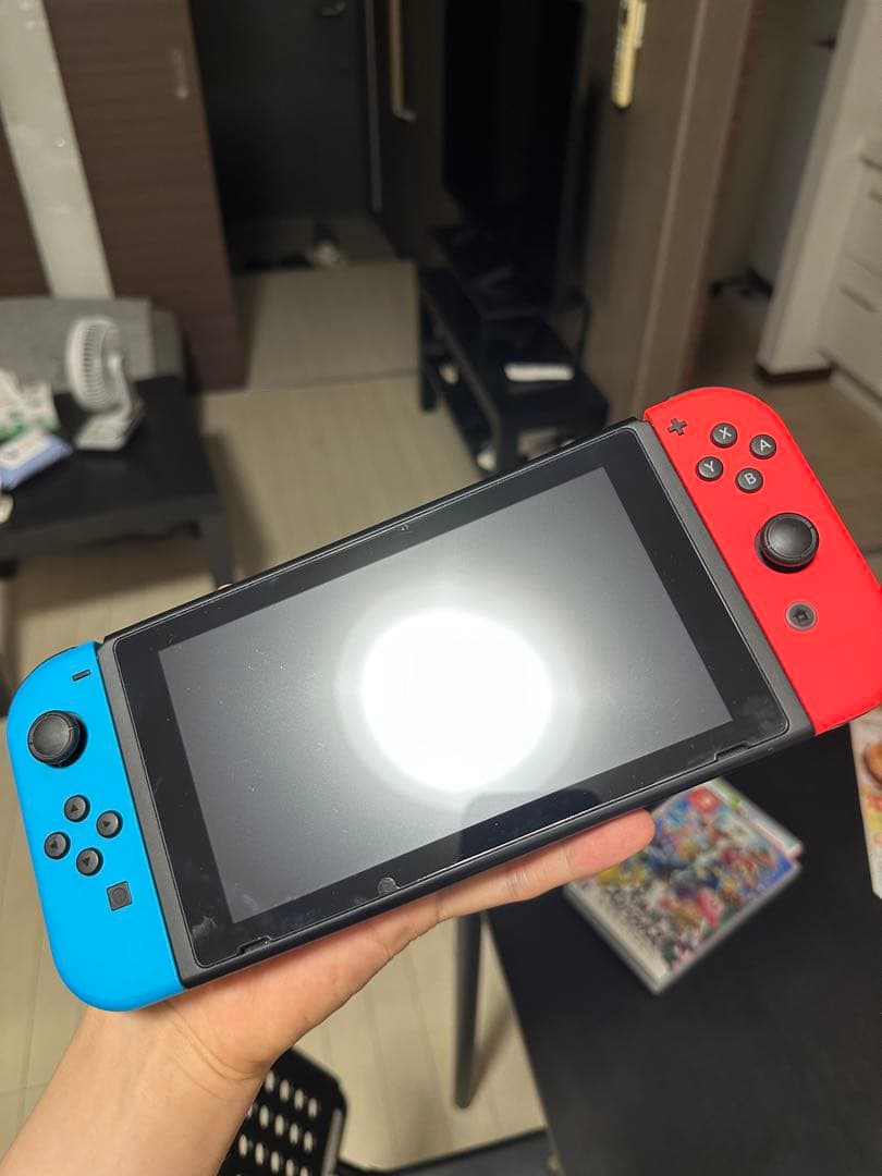 Nintendo Switch 青/赤 Joy-Con 本体、高級プレゼント付き