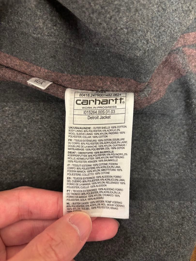 Carhartt WIP デトロイトジャケット　サイズM