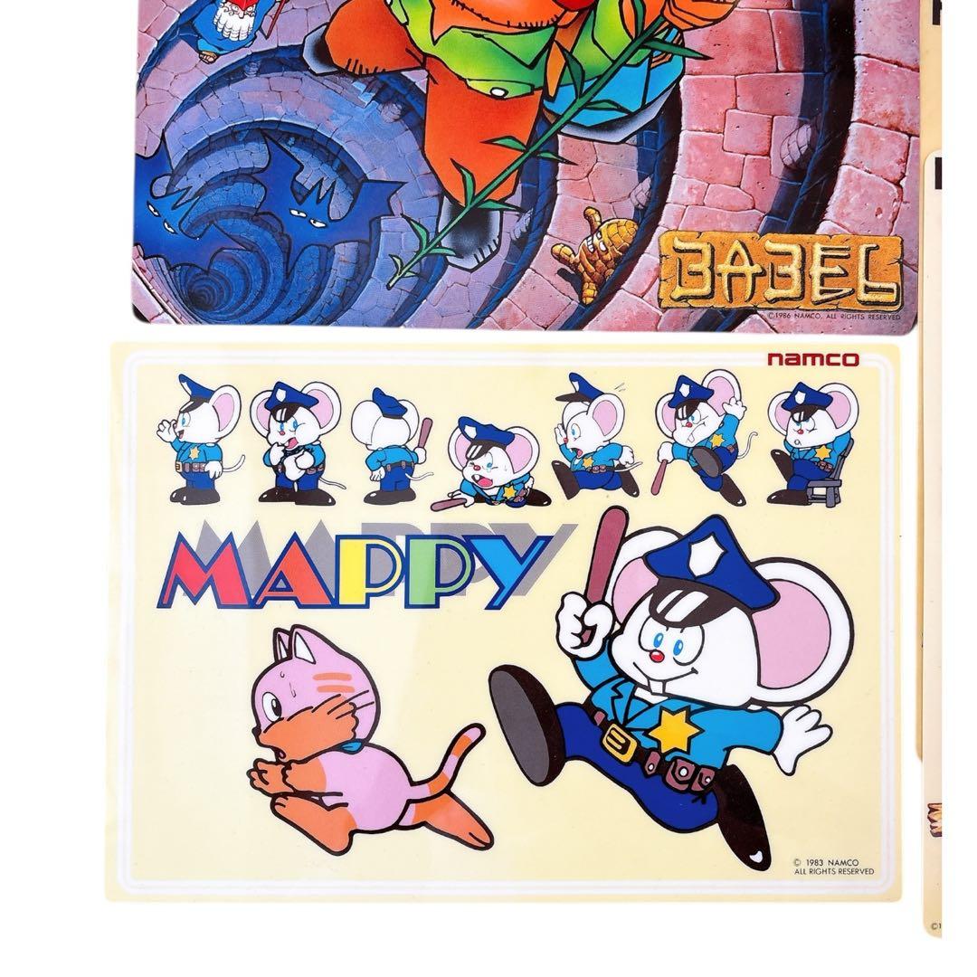 【激レア】ナムコ 下敷き バベルの塔 パックランド マッピー ファミコン レトロ