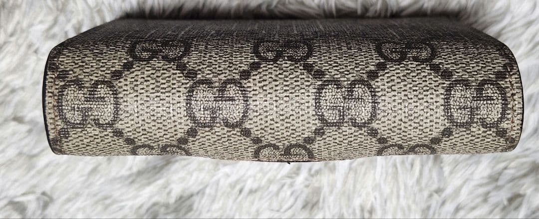 グッチ 【GUCCI】 ボスコ 二つ折り財布 レ ッド　犬刺繍