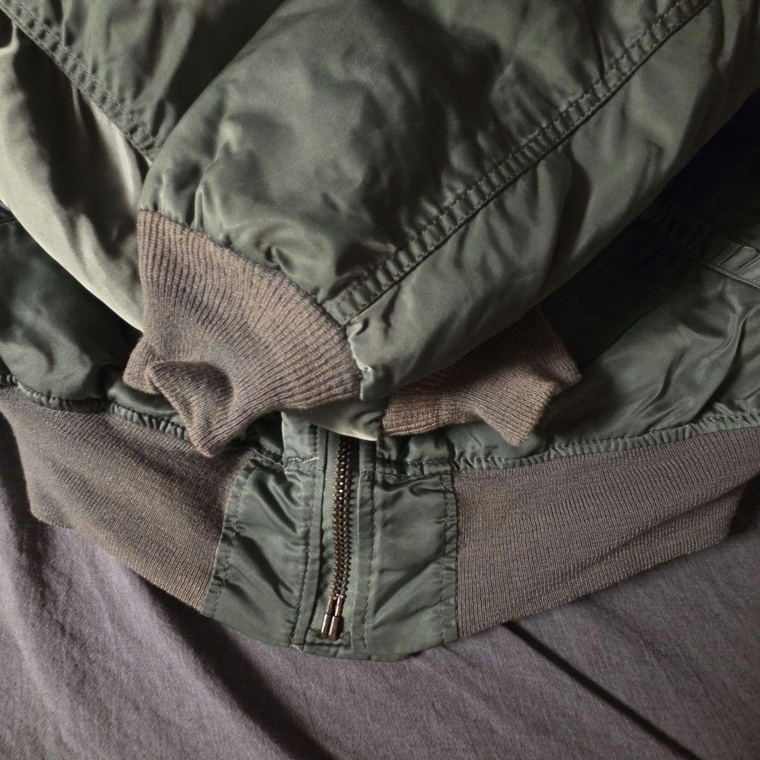 90s Alpha USA製 黒タグ　MA-1 Large