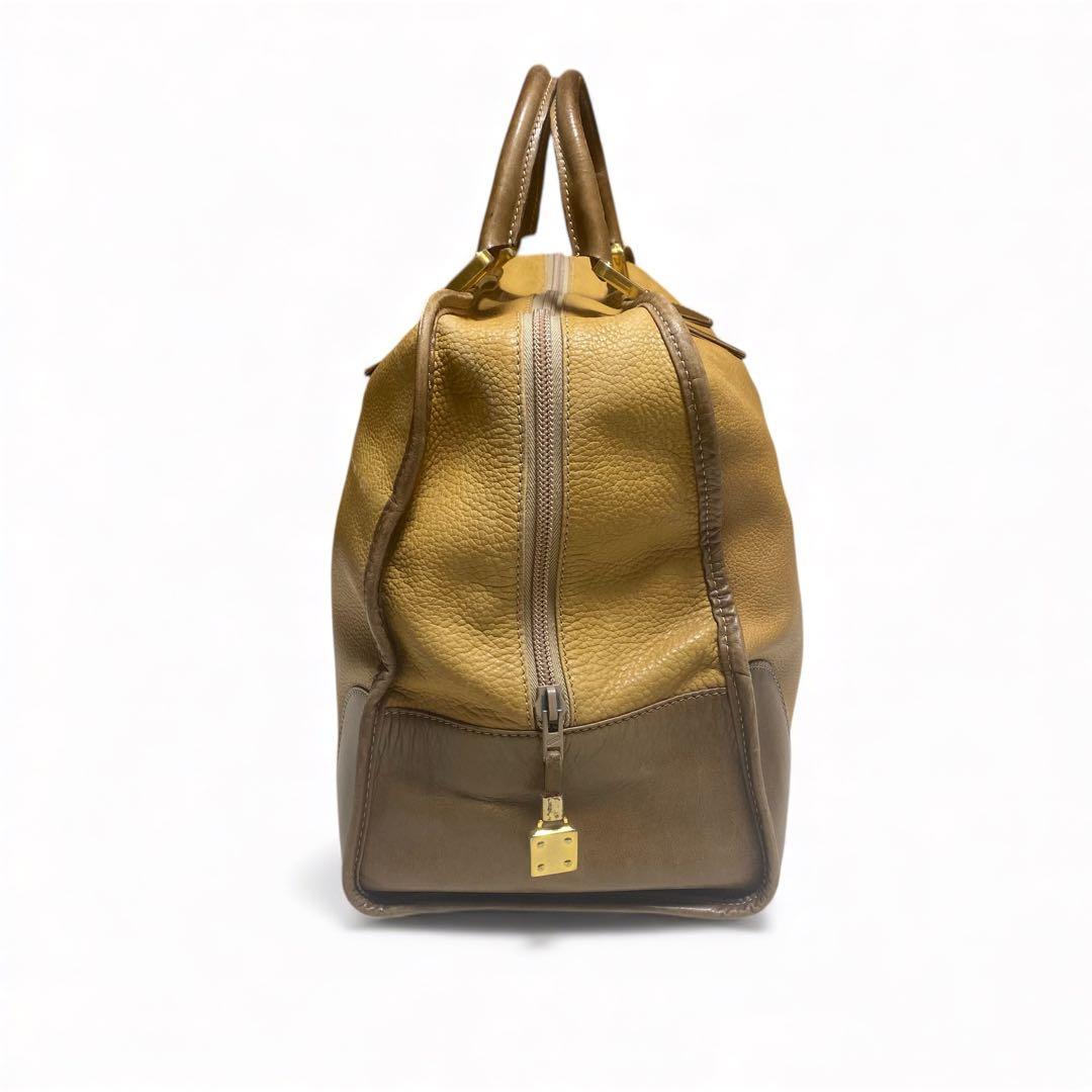 LOEWE ロエベ　アナグラム　レザー ボストンバッグ