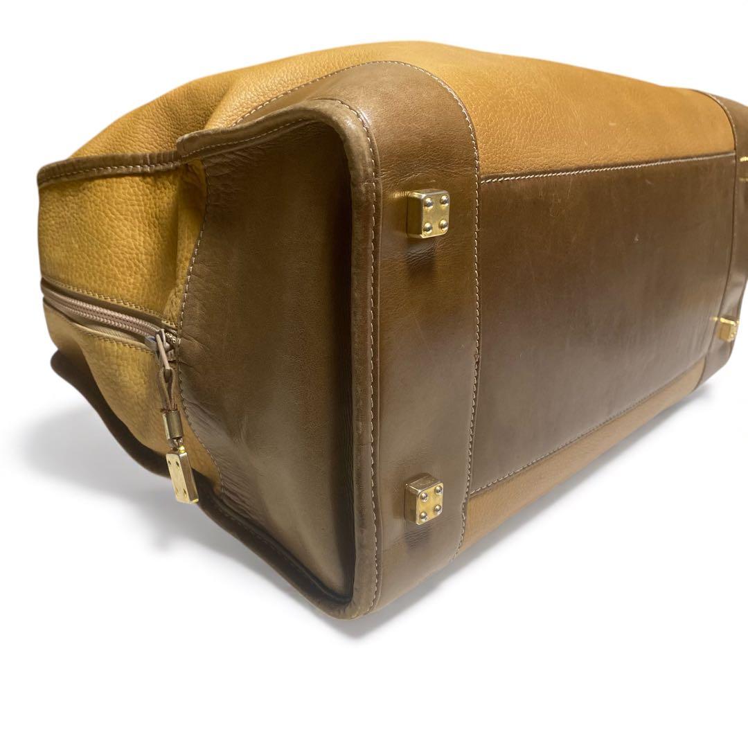 LOEWE ロエベ　アナグラム　レザー ボストンバッグ