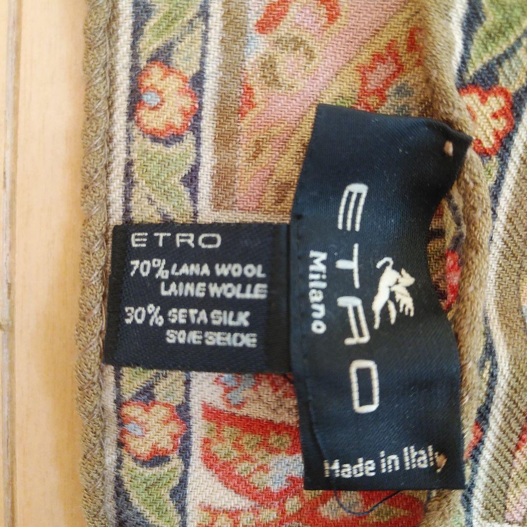 ETRO ペイズリー柄 ストール