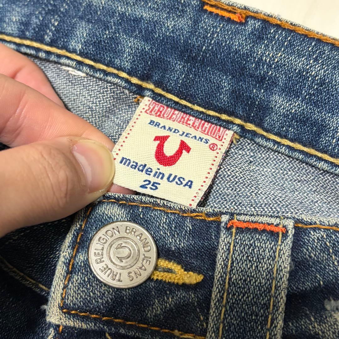 Y2K true religion ローライズ フレアデニムパンツ