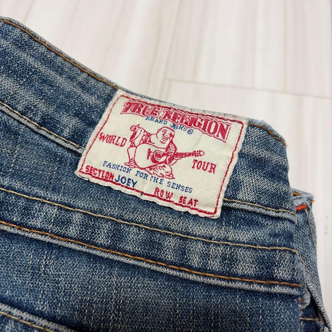 Y2K true religion ローライズ フレアデニムパンツ