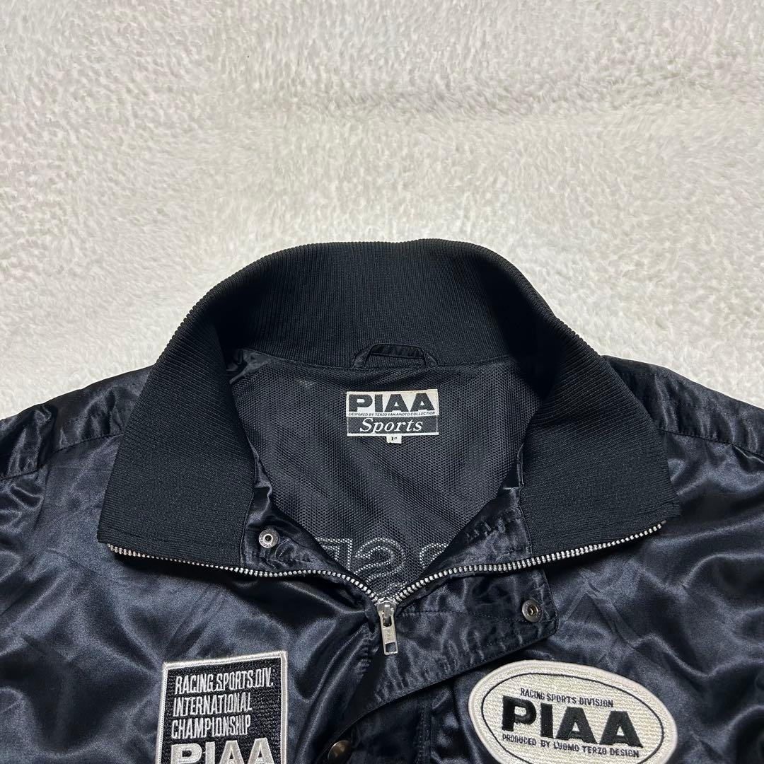 PIAA レーシング ジャケット ブルゾン 希少 黒 モータースポーツ フリー