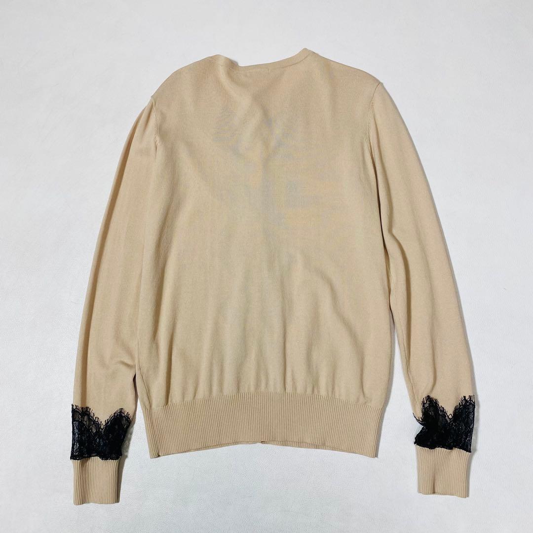 美品 Sov. ソブ ダル糸×レース カーディガン ノースリーブ アンサンブル