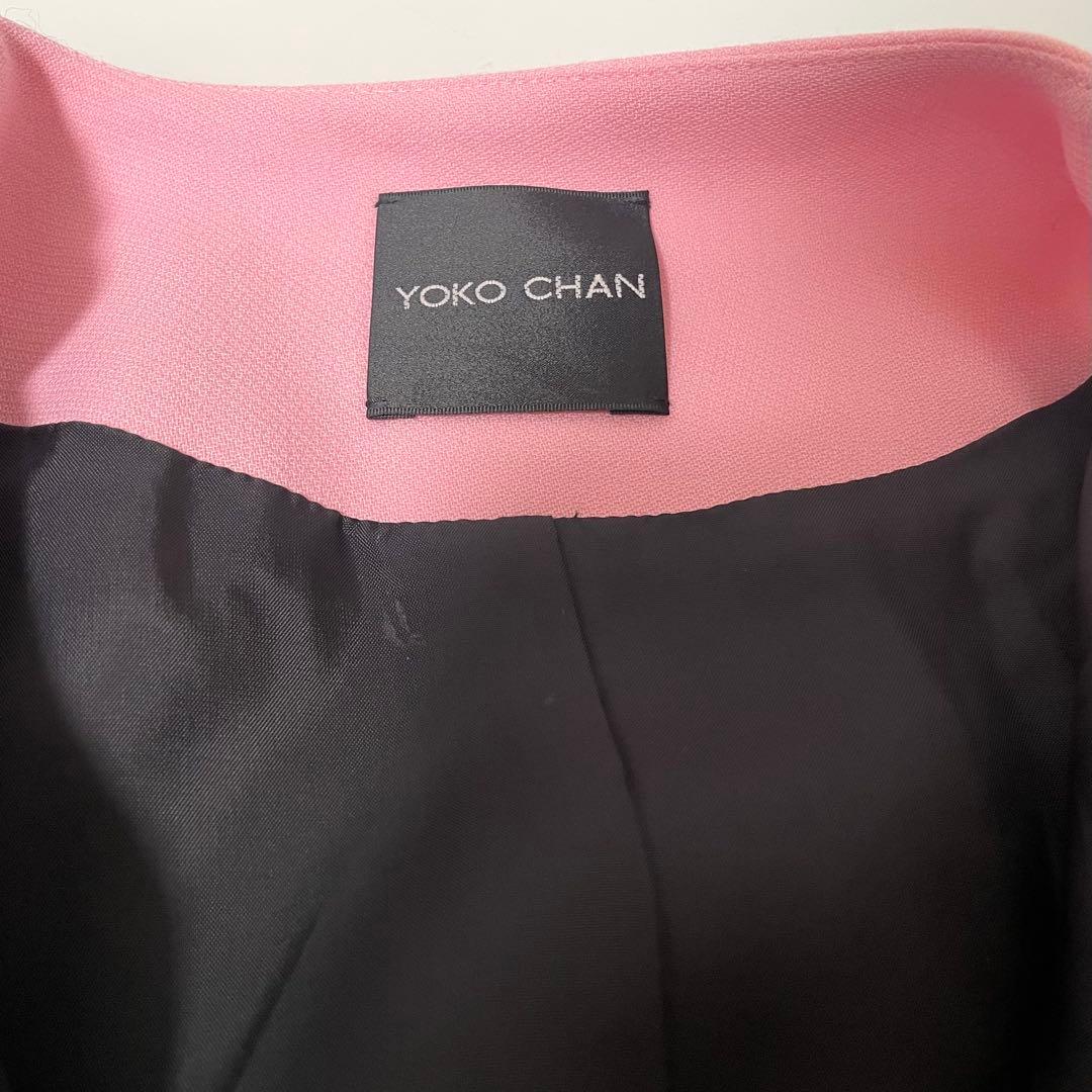 YOKO CHAN ヨーコチャン ノーカラーコート 38