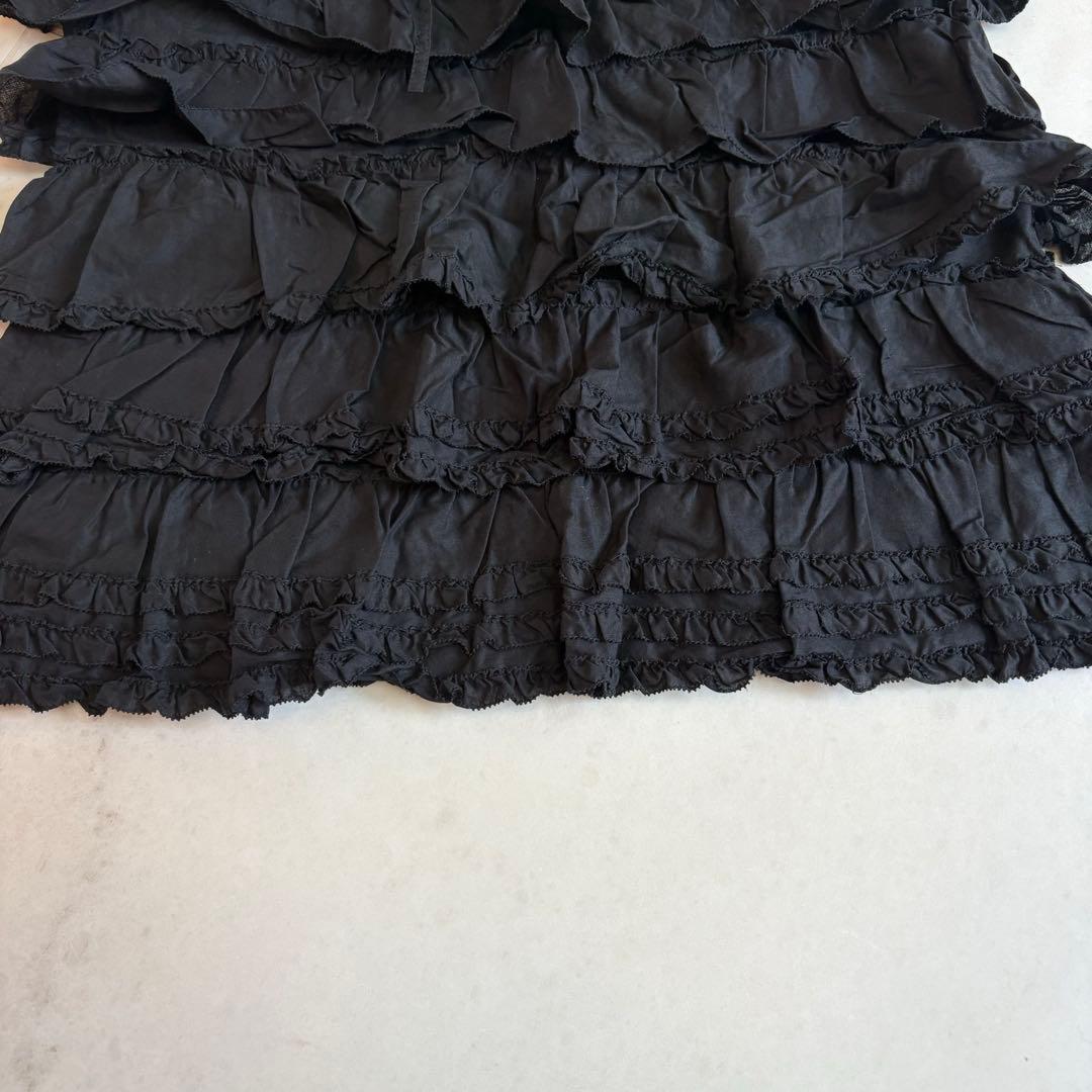 【美品】ピンクハウス　フリル　キャミソール　ブラック