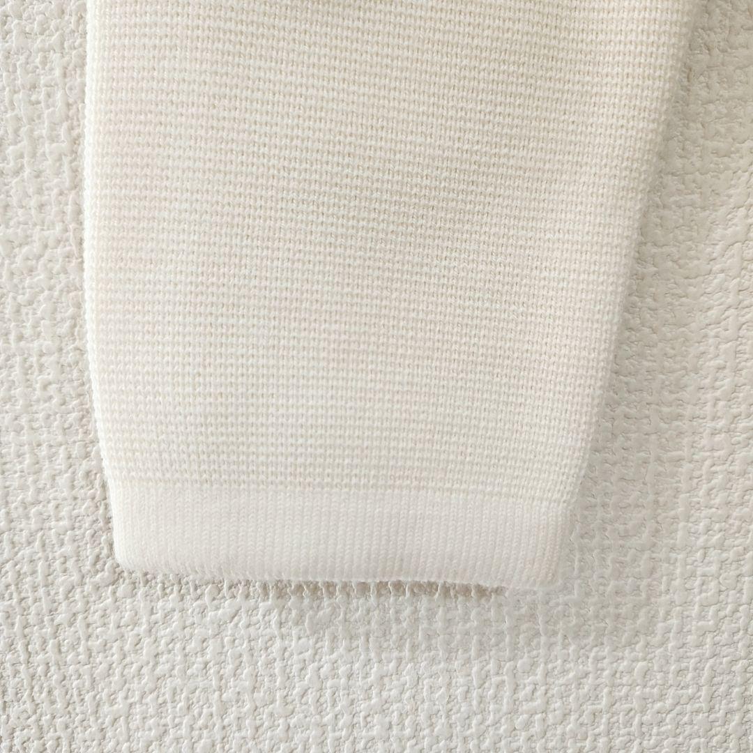 美品✨SANDROサンドロ　金ボタン　ラッフルカラーフリル襟　ニットカーディガン