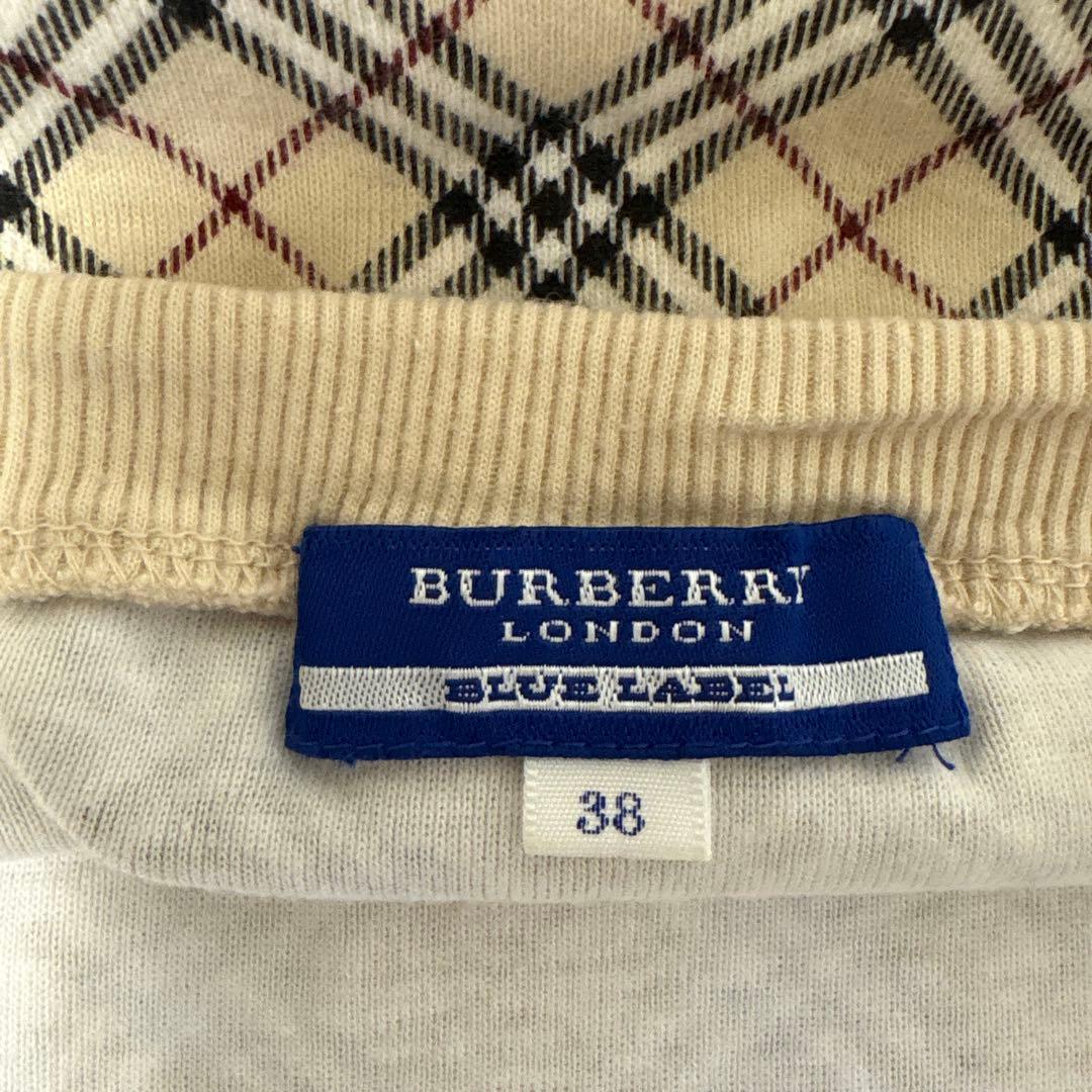 BURBERRY BLUE LABEL チェック柄キャミソール 38